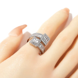 KissICON Bling King Baguettecz Ring – Iced Out Zirconia