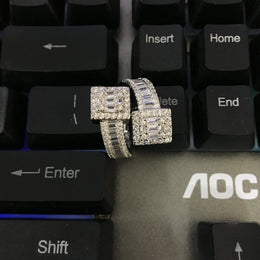 KissICON Bling King Baguettecz Ring – Iced Out Zirconia