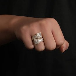 KissICON Bling King Baguettecz Ring – Iced Out Zirconia