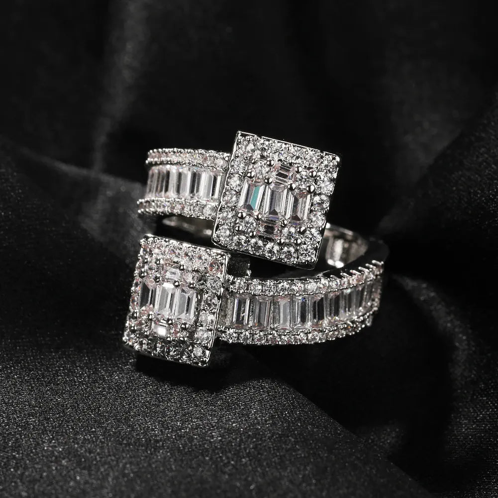 KissICON Bling King Baguettecz Ring – Iced Out Zirconia