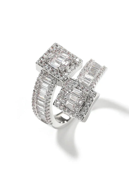 KissICON Bling King Baguettecz Ring – Iced Out Zirconia