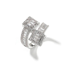 KissICON Bling King Baguettecz Ring – Iced Out Zirconia