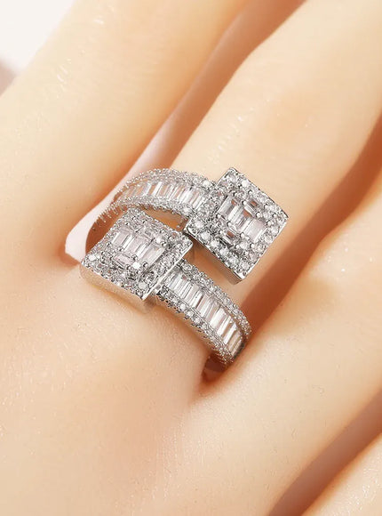 KissICON Bling King Baguettecz Ring – Iced Out Zirconia