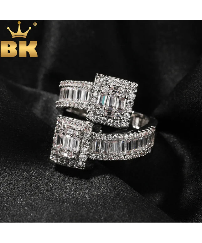 KissICON Bling King Baguettecz Ring – Iced Out Zirconia
