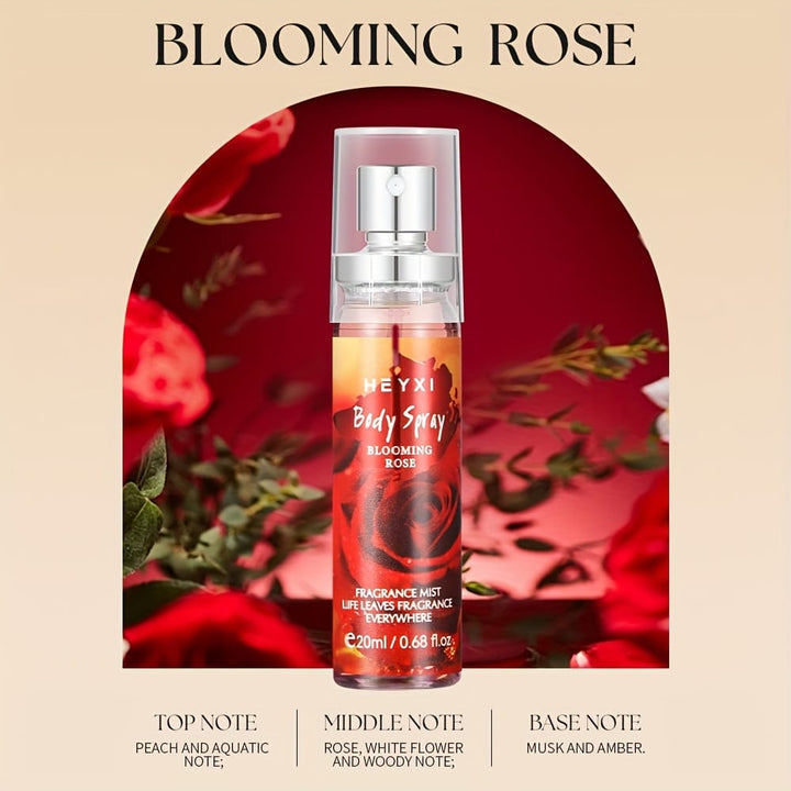Heyxi 4 Floral Body Sprays Longlasting