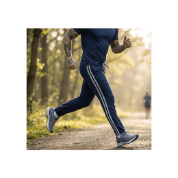 KissICON Blue - 2 Stripe Jogger / UK Large 2 Stripes Men'S Black & White Striped Jogger Pants with Elastic Waist & Drawstring - Athletic Track Pants, White Stripe Gym Pants, Machine Washable Casual Trousers with Pockets for Streetwear, Gym, & Casual Attire (All-Season)