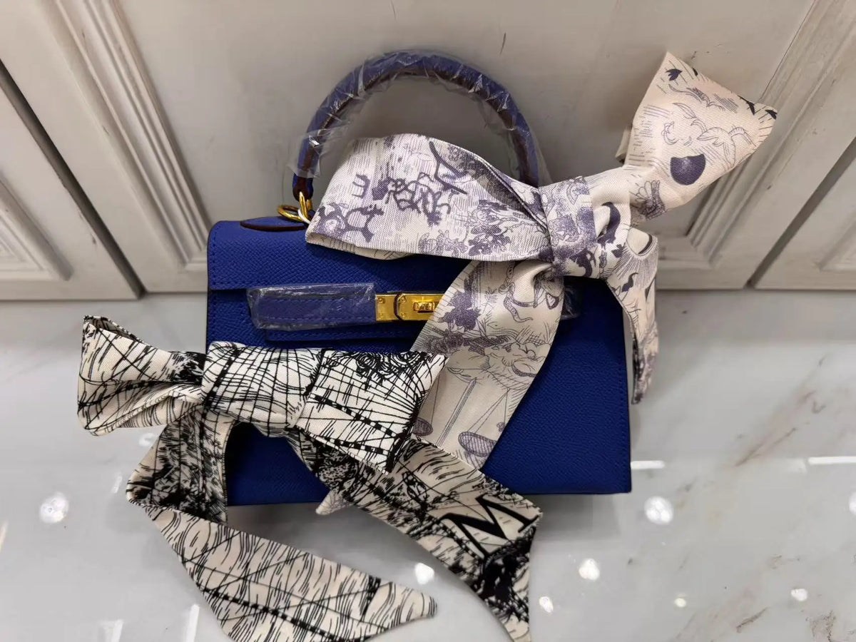 Dropshipman Blue / 28CM 2025 new designer women luxury handbag shoulder bag casual fashion tote bag lady shopping travel bag cowhide box pillow