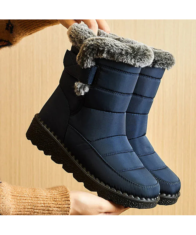 KissICON Blue / 36 Women's Boots 2024 Trend Winter Shoes For Woman