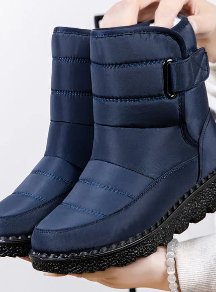 KissICON Blue / 39 Women's Boots Low Heels Fur Boots For Winter