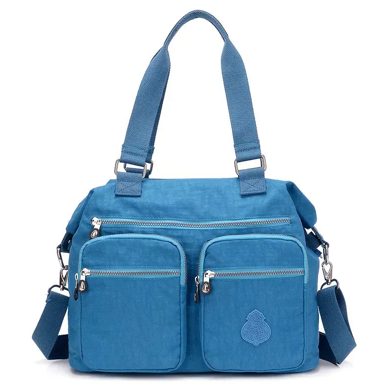 KissICON Blue / CHINA Women's Top-handle Big Handbag – Nylon Bags Waterproof