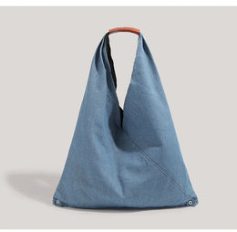 KissICON Blue Denim Shoulder Tote – Purse Adjustable Strap