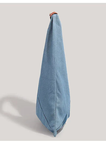 KissICON Blue Denim Shoulder Tote – Purse Adjustable Strap