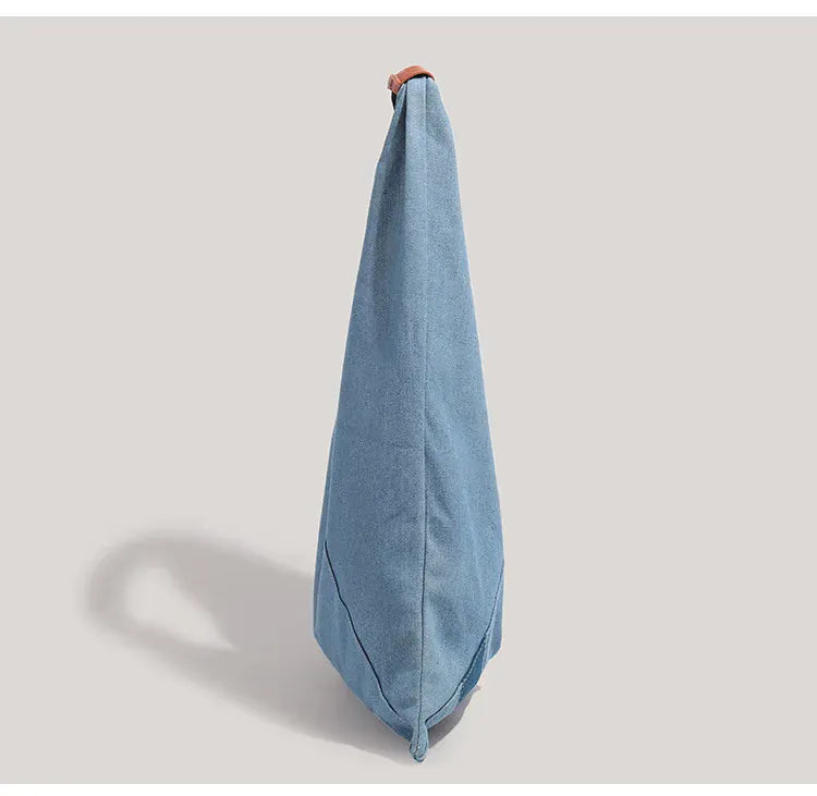KissICON Blue Denim Shoulder Tote – Purse Adjustable Strap