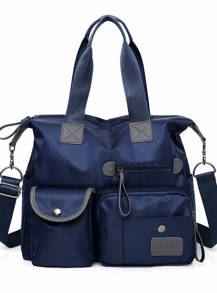 KissICON Blue Handbag – Women's Waterproof Shopping