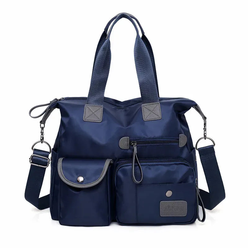 KissICON Blue Handbag – Women's Waterproof Shopping