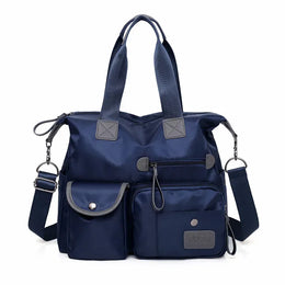 KissICON Blue Handbag – Women's Waterproof Shopping