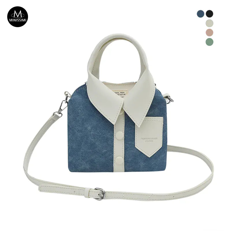 KissICON Blue Hot Sale Femme Hand Custom Leather Tote – Bags