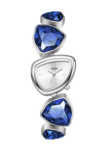 KissICON Blue Kiss Icon GEDI Ladies Watch - Crystal Diamonds