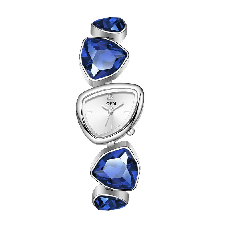 KissICON Blue Kiss Icon GEDI Ladies Watch - Crystal Diamonds