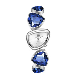 KissICON Blue Kiss Icon GEDI Ladies Watch - Crystal Diamonds
