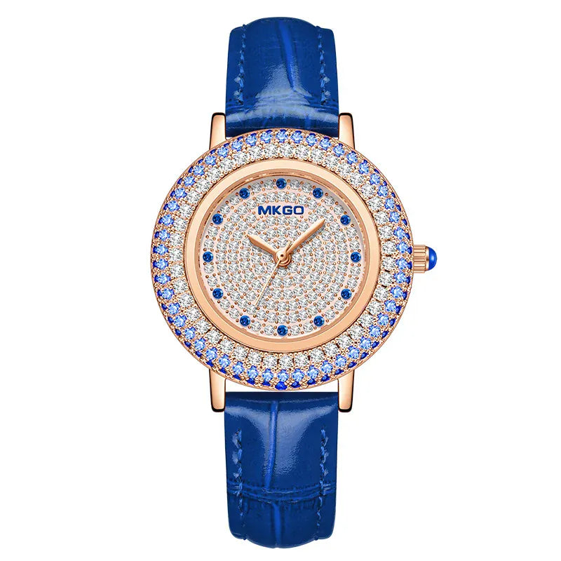 KissICON Blue KissIcon UTHAI W43 Quartz Watch - Diamond Crystal