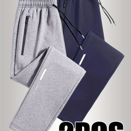 KissICON Blue+Light Grey / UK 32 2pc Mens Reflective Jogger Set AllSeason Outdoor Comfort