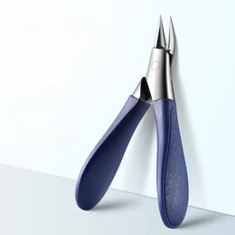 KissICON Blue 💋 Nail Scissors Manicure Tools - Anti Splash