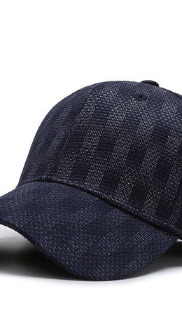 jkthpu-45 Blue Plaid Baseball Cap Low Profile Curved Brim Dad Hat