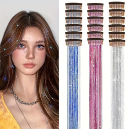 KissICON Blue powder silvery / 20inch KissIcon 18Pcs Hair Clips 20Inch - Heat Resistant