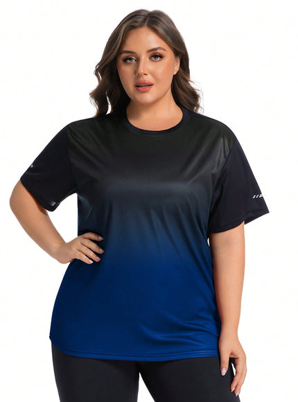 GAJGAPT gym top Blue / S-XXL Loose Fit Sports Short Sleeve T-Shirt