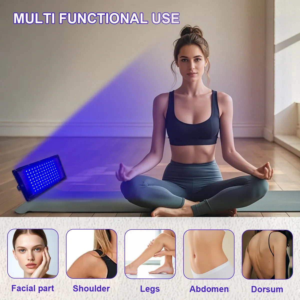 KissICON Blue tanning lamp / Other 💋 Ultraviolet Tanning Lamp USB Light 96 Bulbs