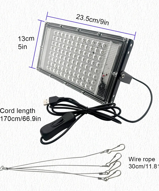 KissICON Blue tanning lamp / Other 💋 Ultraviolet Tanning Lamp USB Light 96 Bulbs