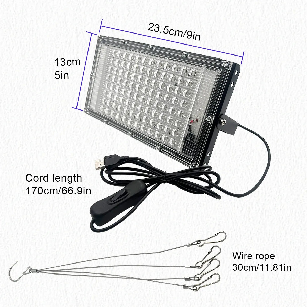 KissICON Blue tanning lamp / Other 💋 Ultraviolet Tanning Lamp USB Light 96 Bulbs