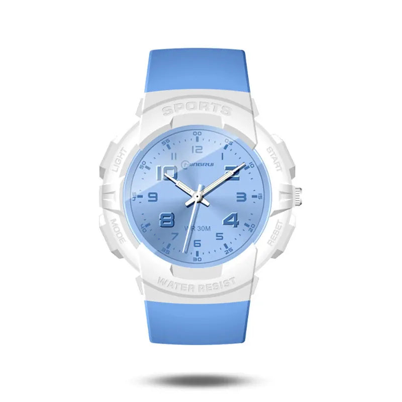 KissICON Blue 💋 Uthai C15 Kids Digital Watch Waterproof -