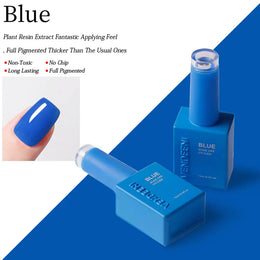 KissICON Blue Vendeeni Gel Polish 15ml Soak Off UV LED