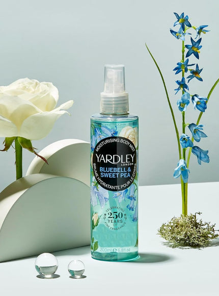 KissICON Bluebell and Sweetpea Body Mist Yardley Bluebell Sweetpea Moisturising Body Mist