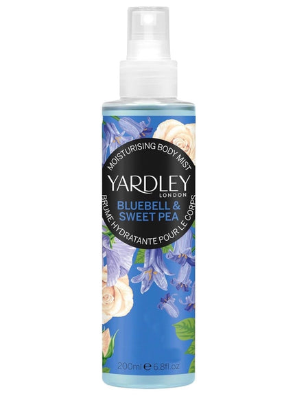 KissICON Bluebell and Sweetpea Body Mist Yardley Bluebell Sweetpea Moisturising Body Mist