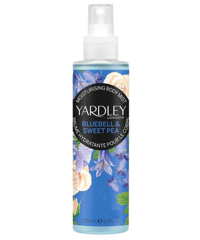 KissICON Bluebell and Sweetpea Body Mist Yardley Bluebell Sweetpea Moisturising Body Mist