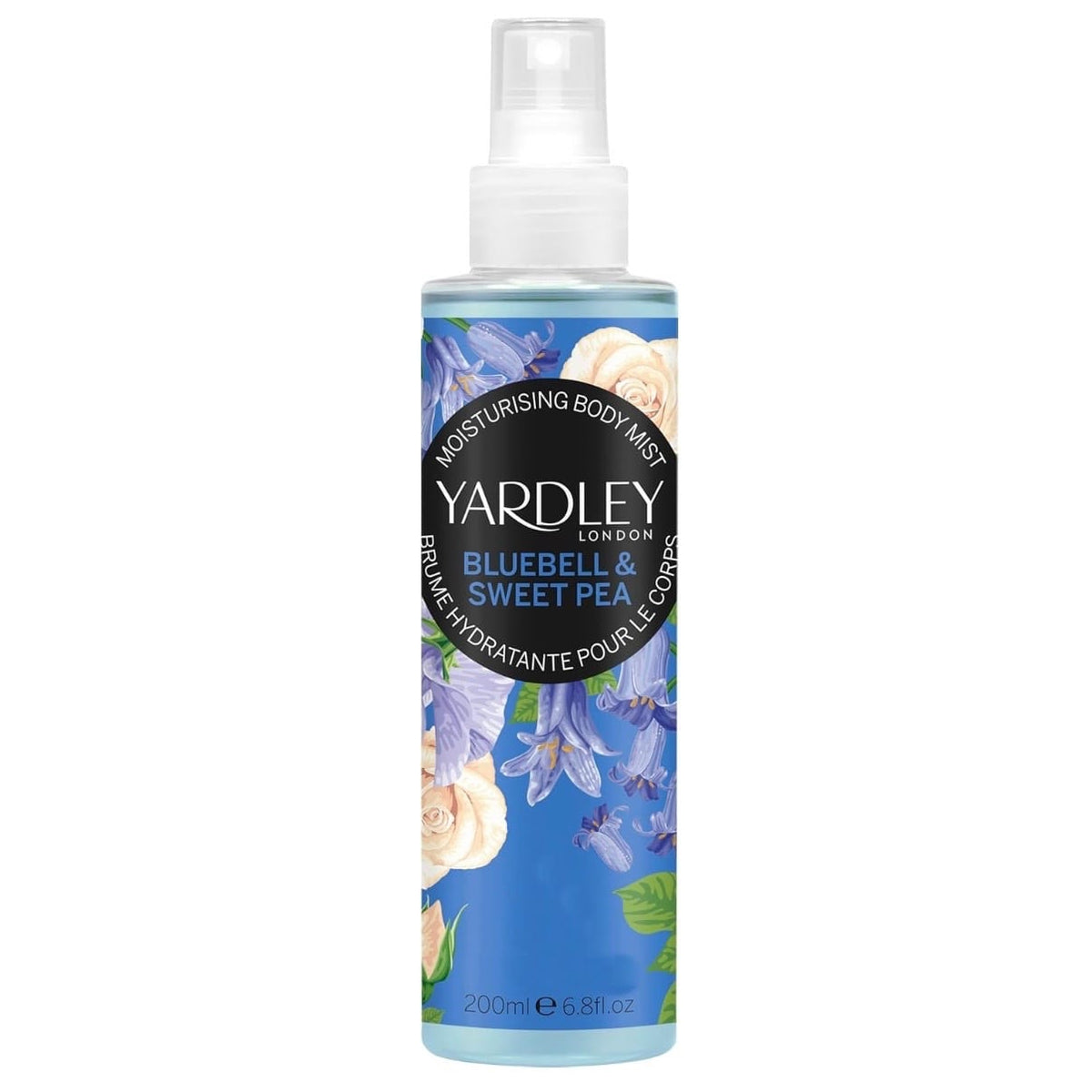 KissICON Bluebell and Sweetpea Body Mist Yardley Bluebell Sweetpea Moisturising Body Mist