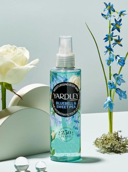 KissICON Bluebell and Sweetpea Body Mist Yardley Bluebell Sweetpea Moisturising Body Mist