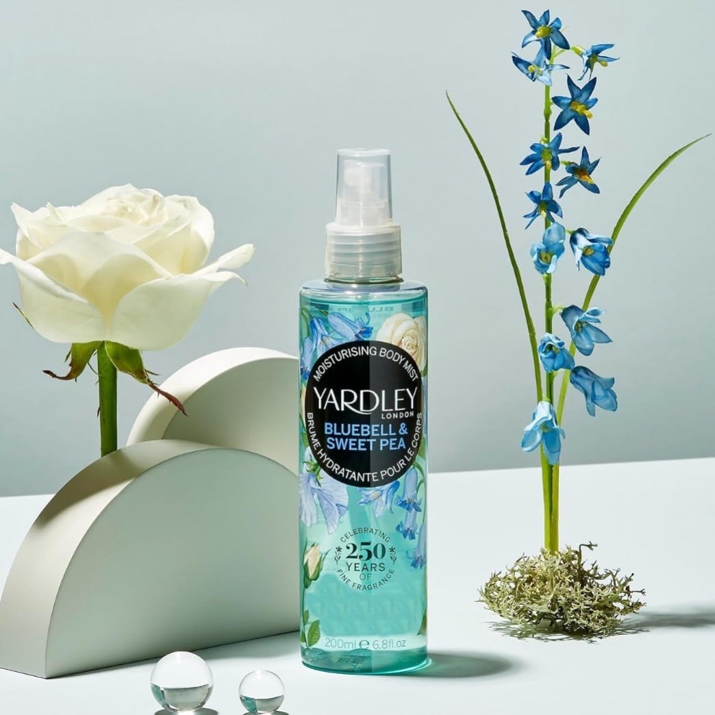 KissICON Bluebell and Sweetpea Body Mist Yardley Bluebell Sweetpea Moisturising Body Mist