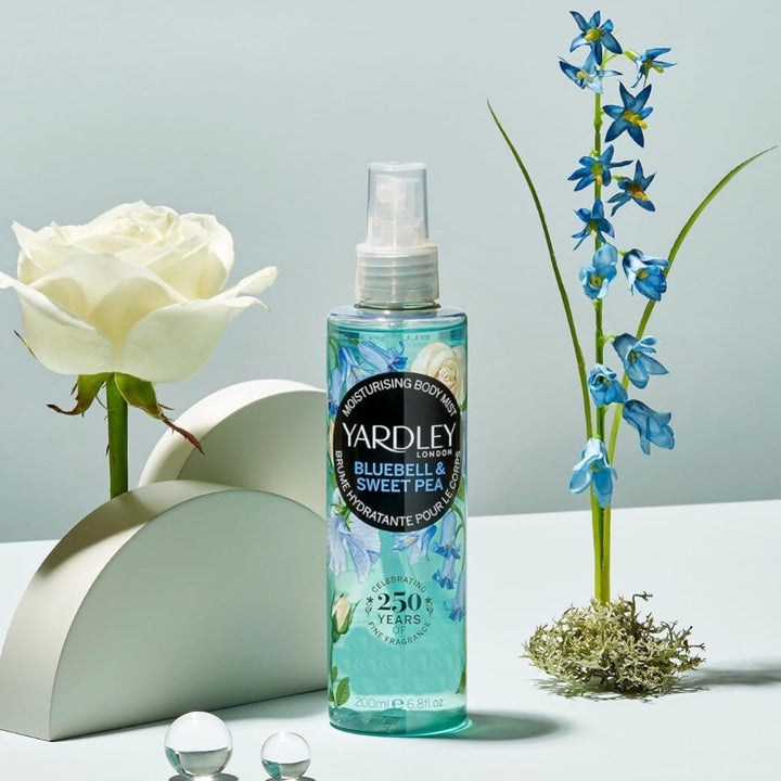Yardley Bluebell Sweetpea Moisturising Body Mist