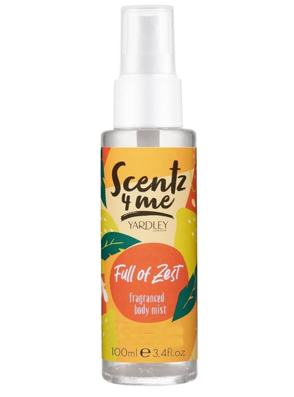 KissICON Body Mist Citrus Yardley Scentz 4 Me Zesty Body