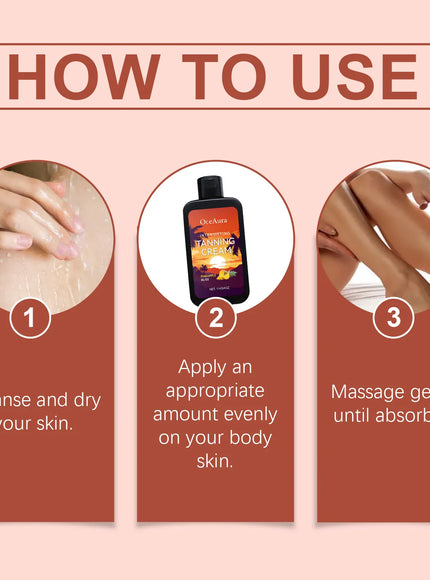 KissICON 💋 Body Tanning Cream Solarium - Accelerates Bronzing