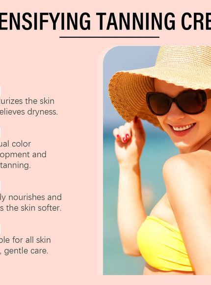 KissICON 💋 Body Tanning Cream Solarium - Accelerates Bronzing