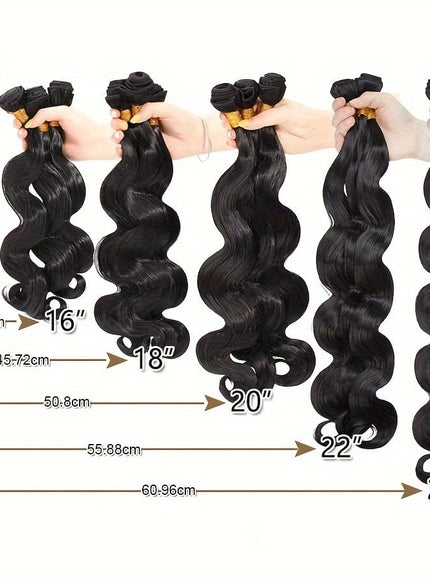 KissICON 💋 Body Wave 3 Bundles Black 20 22