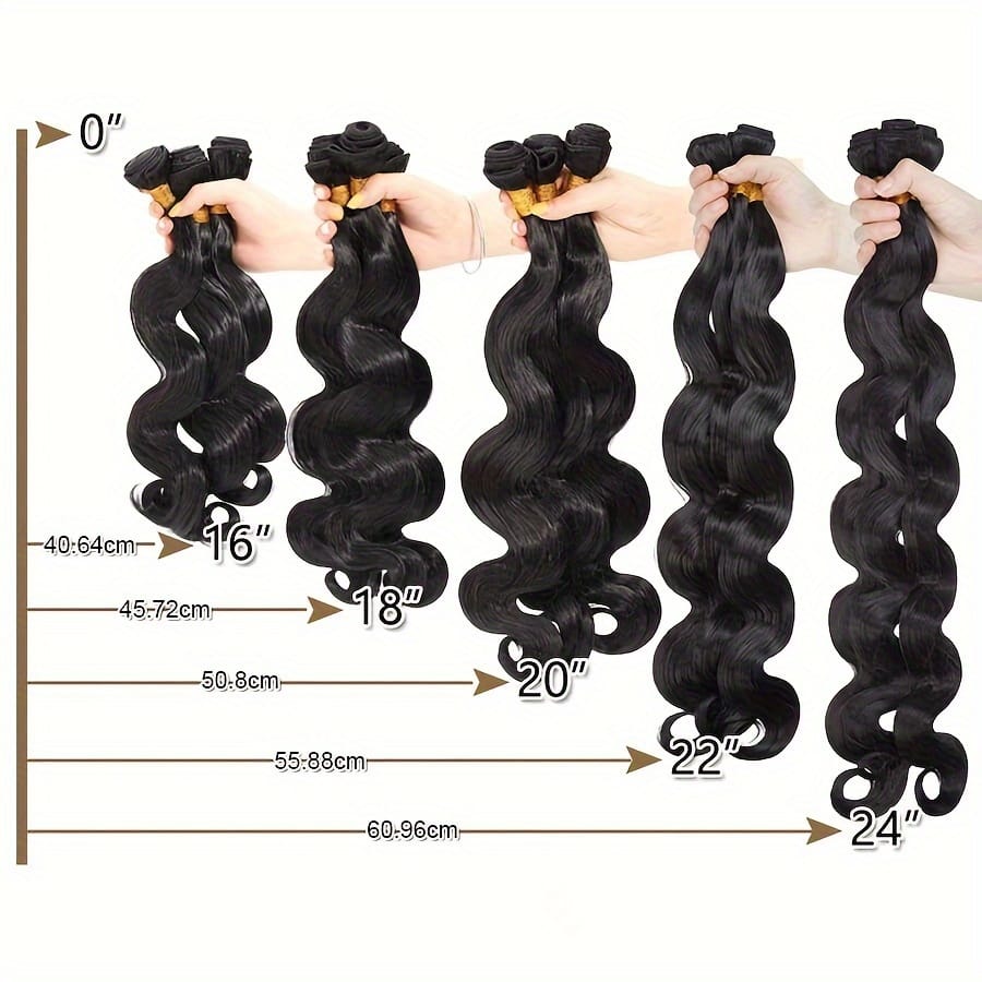 KissICON 💋 Body Wave 3 Bundles Black 20 22