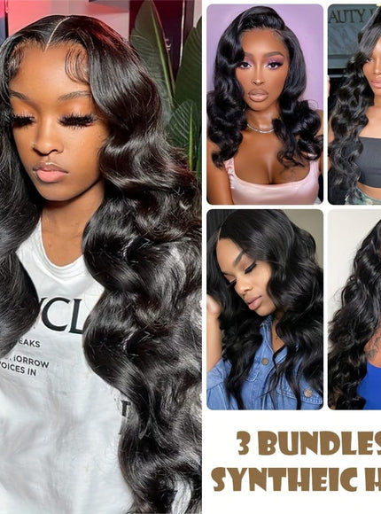 KissICON 💋 Body Wave 3 Bundles Black 20 22