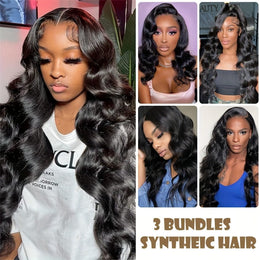 KissICON 💋 Body Wave 3 Bundles Black 20 22