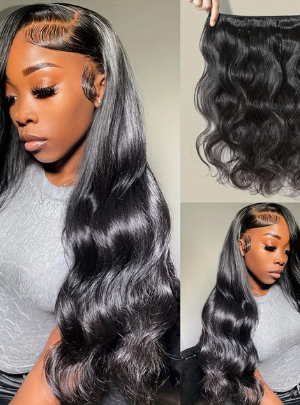KissICON Body Wave Bundles Human Hair Brazilian Virgin